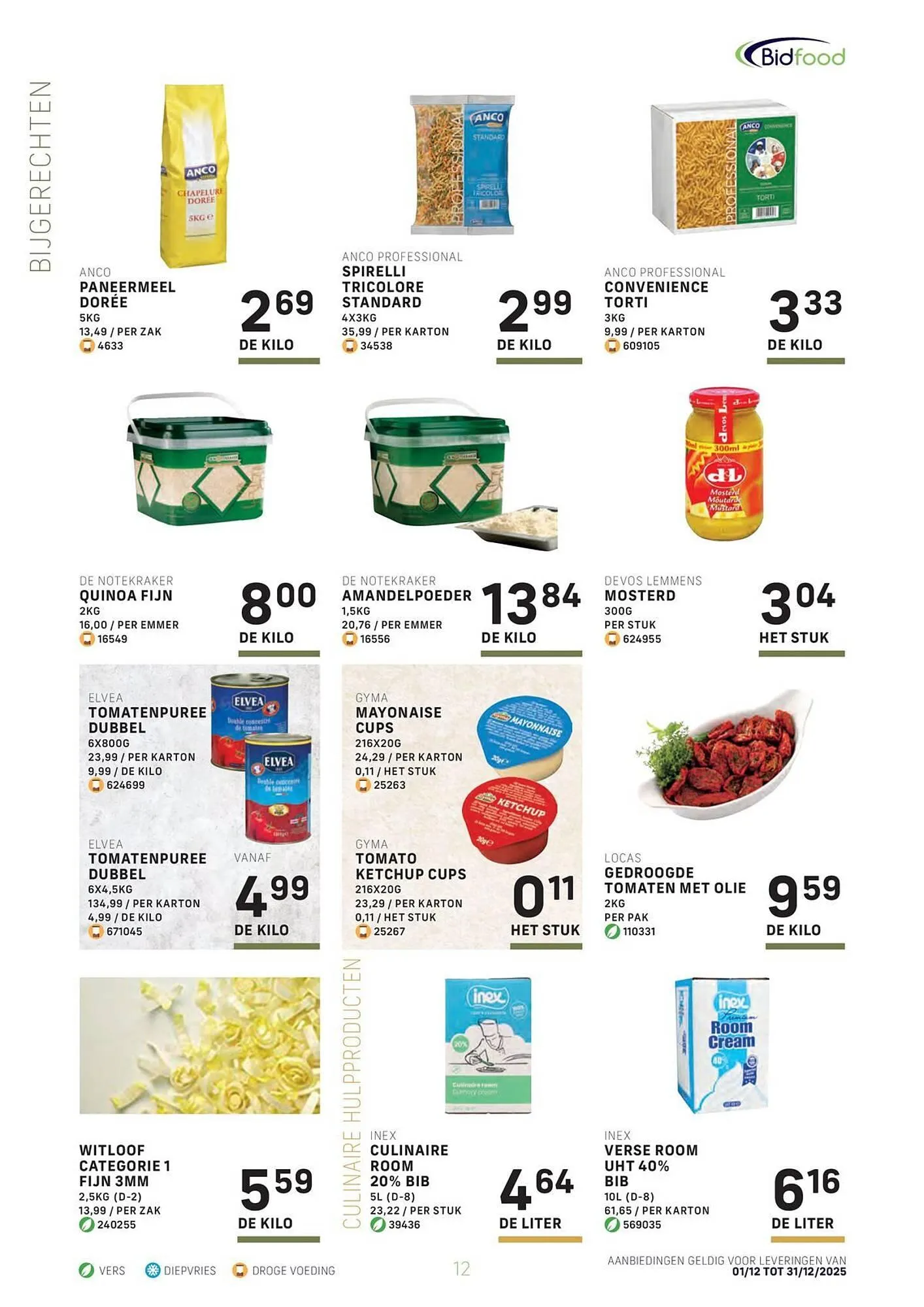 Bidfood magazine van 2 december tot 31 december 2025 - folder pagina 12