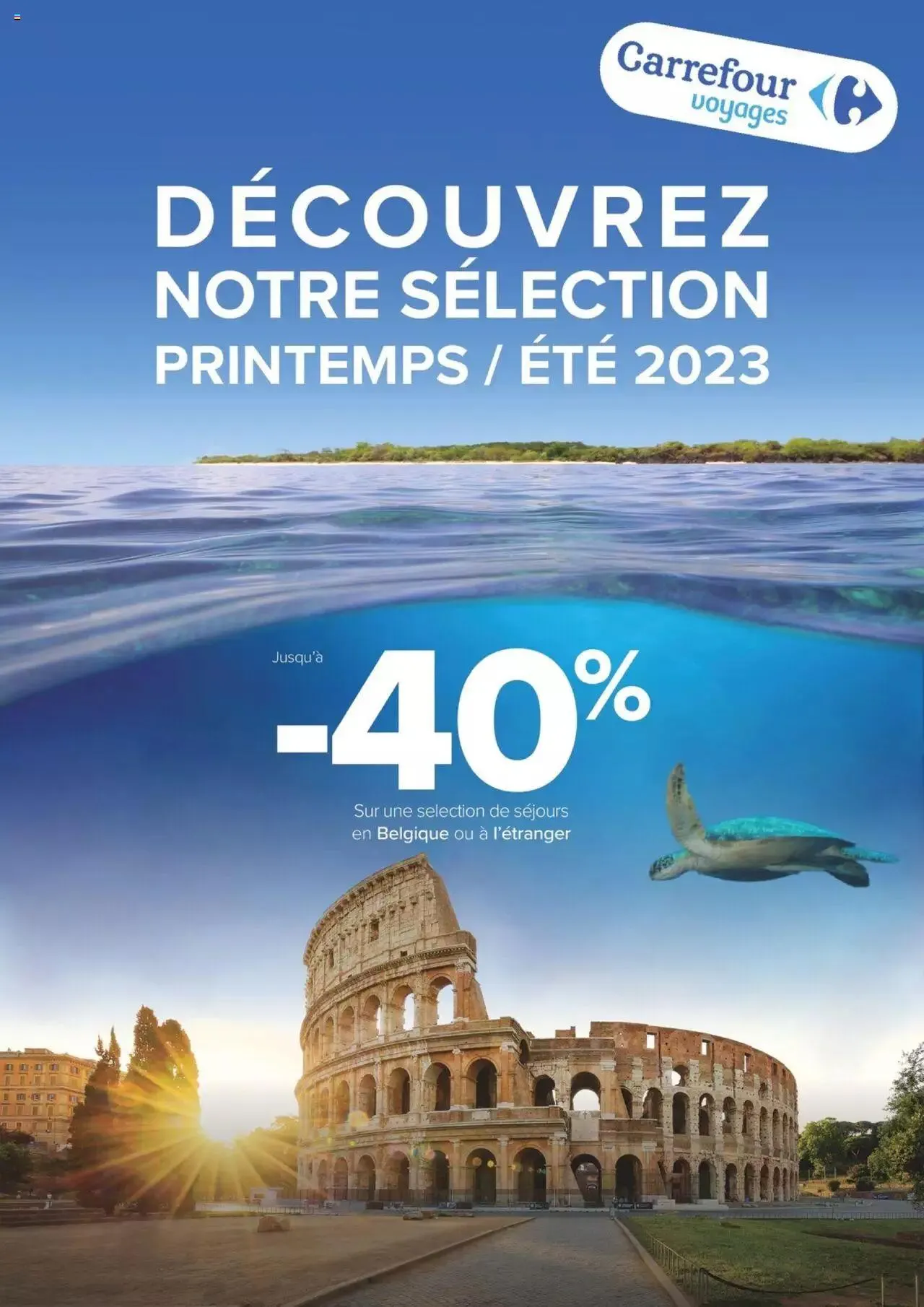 Carrefour - Carrefour Voyages van 31 december tot 31 december 2023 - folder pagina 1
