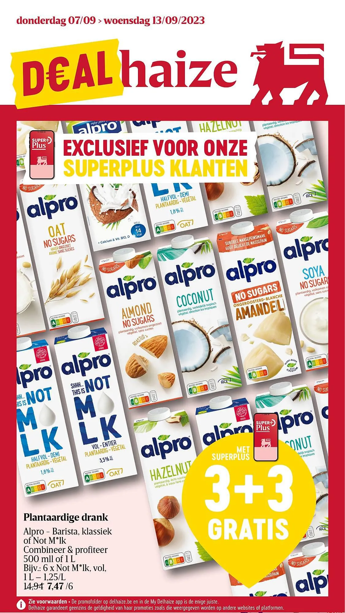 Delhaize Fresh Atelier folder van 7 september tot 13 september 2023 - folder pagina 1