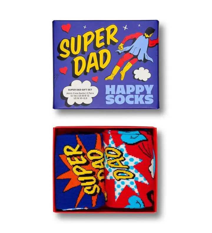 2-Pack Super Dad Socks Gift Set