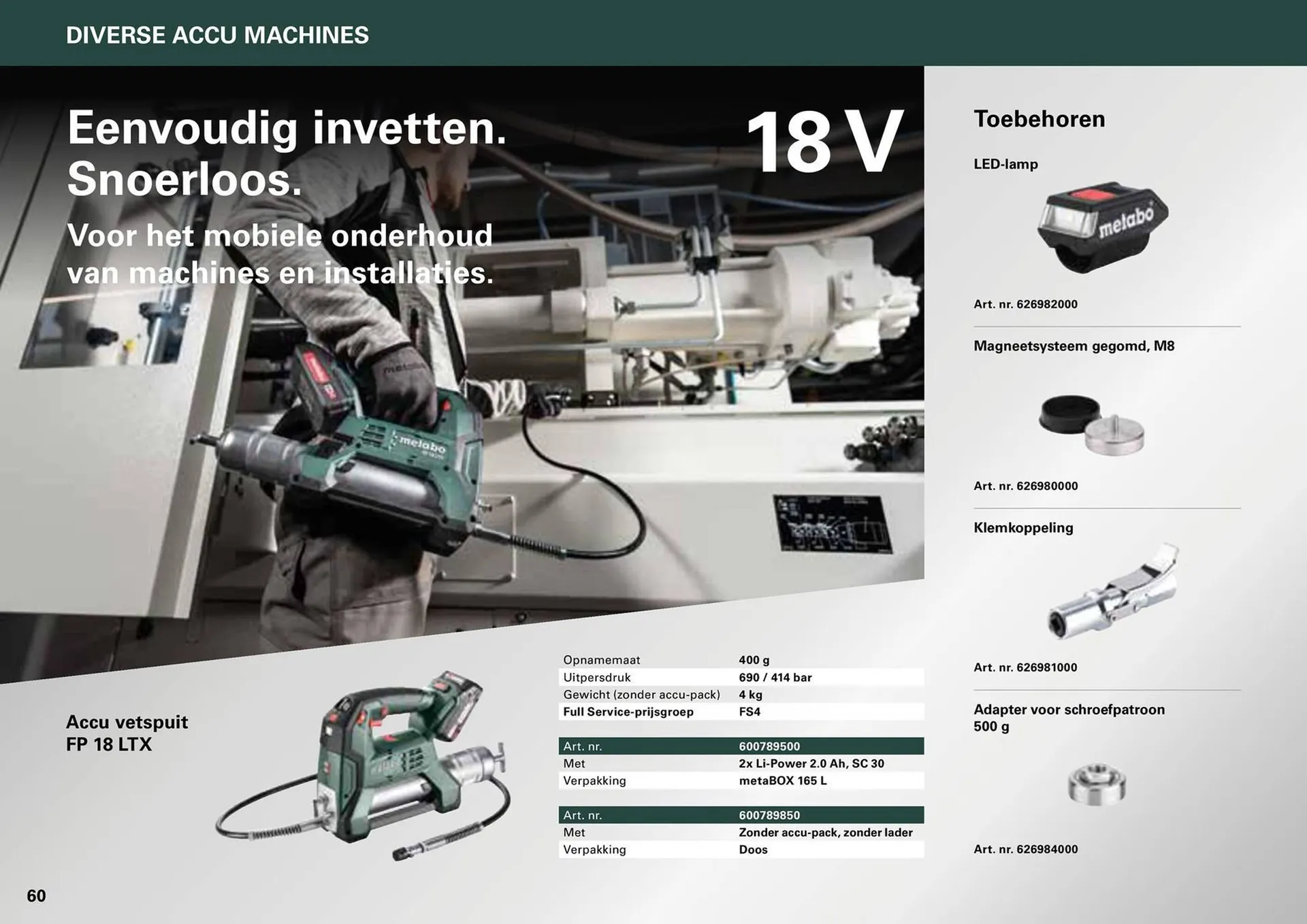 Metabo folder van 7 maart tot 31 december 2024 - folder pagina 60