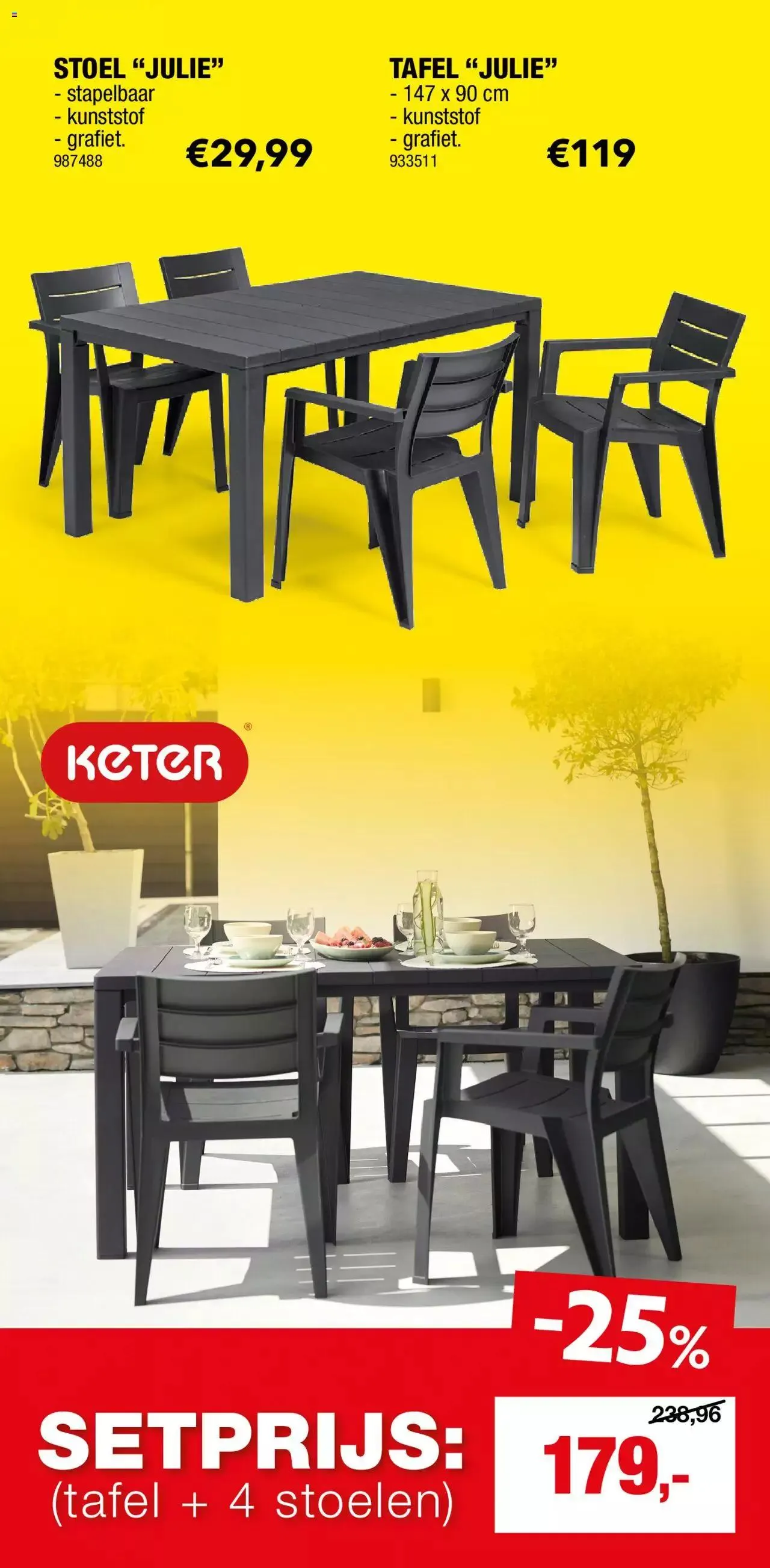 Hubo Tuinmeubelen van 30 juni tot 31 december 2024 - folder pagina 23