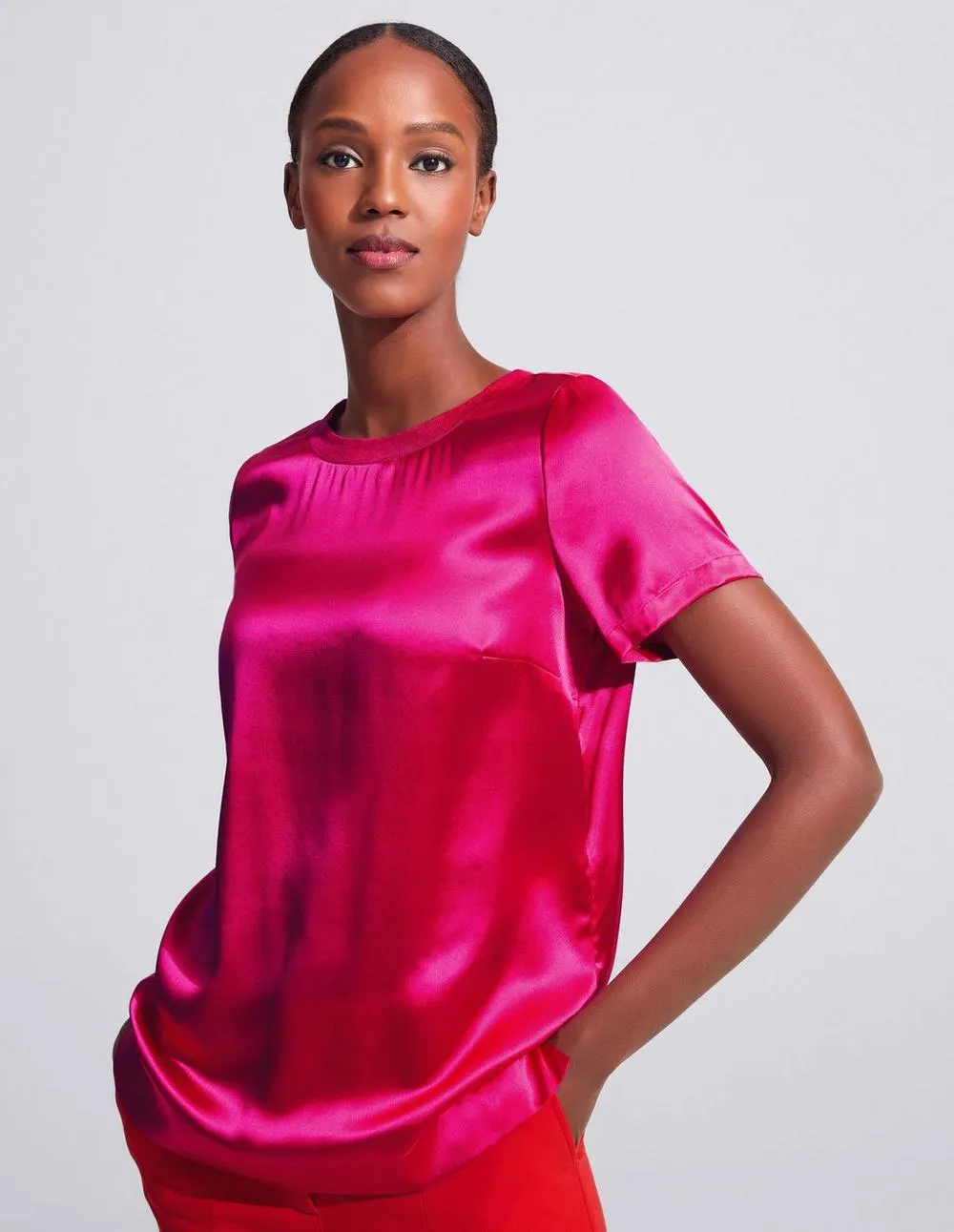 Blouse. Zuiver zijde