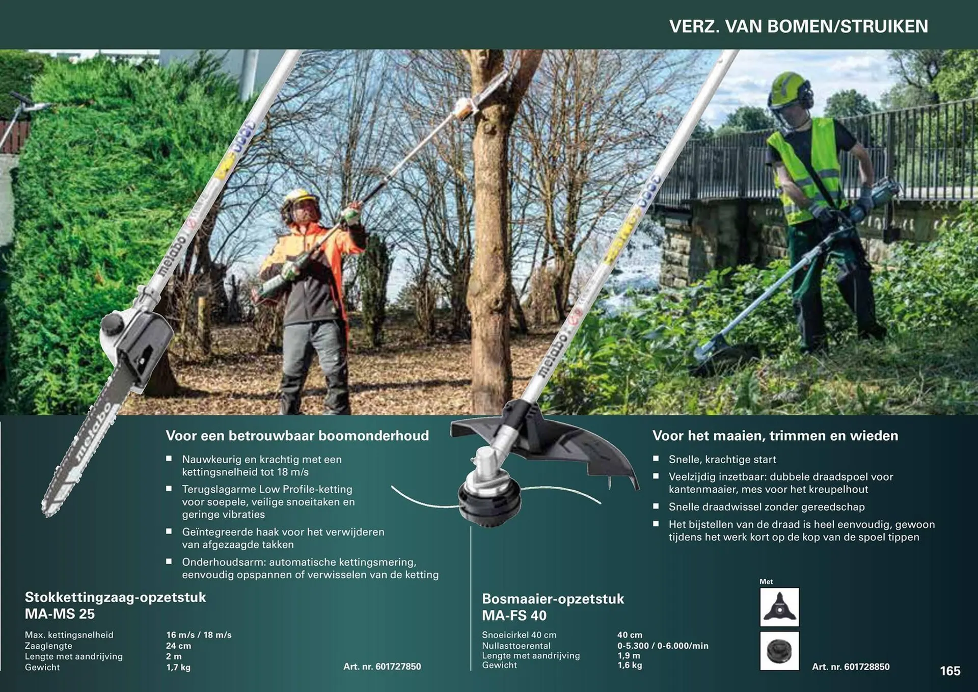 Metabo folder van 7 maart tot 31 december 2024 - folder pagina 165
