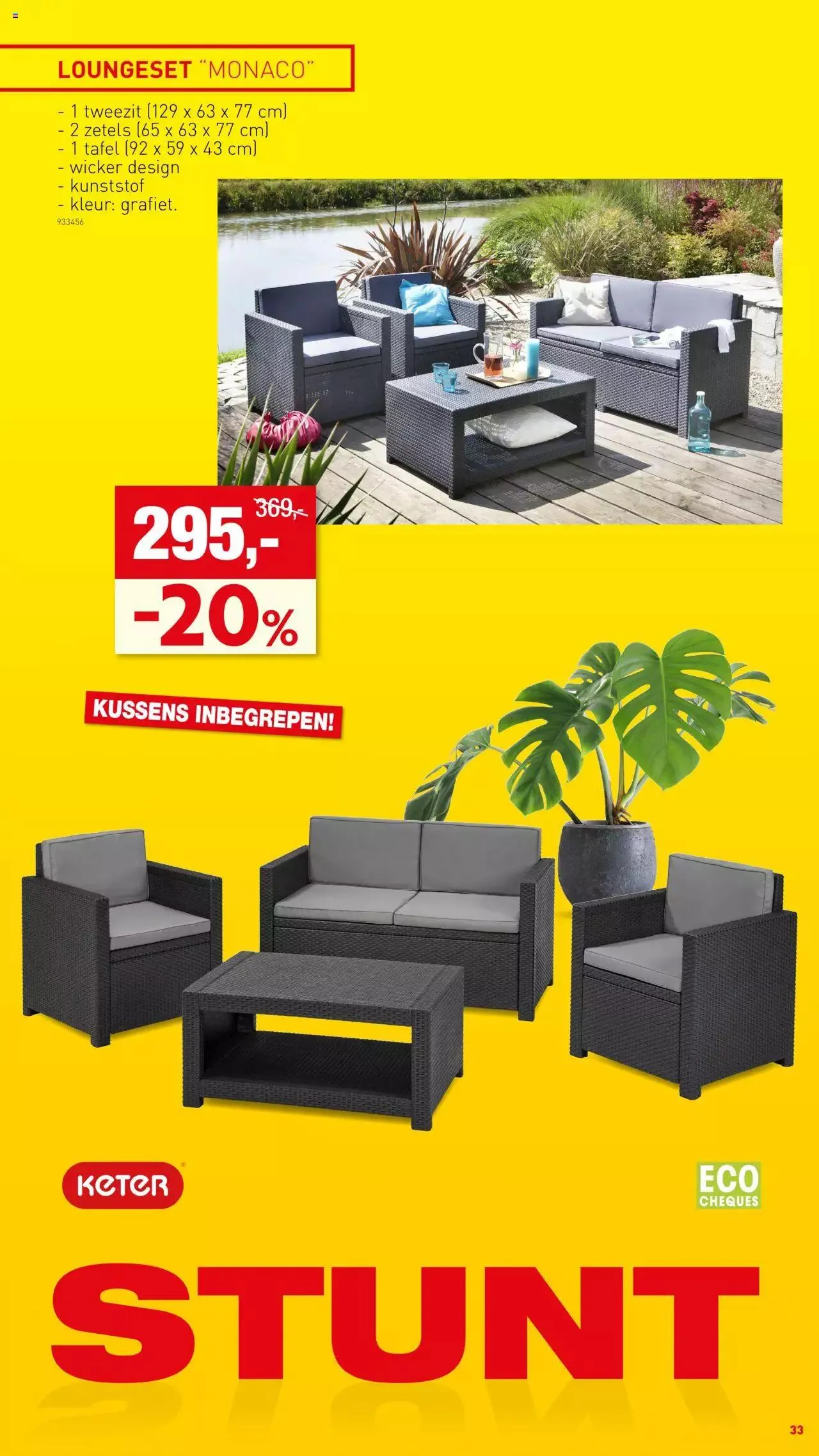 Hubo - Tuinmeubelen Special 2023 van 30 juni tot 31 december 2023 - folder pagina 33