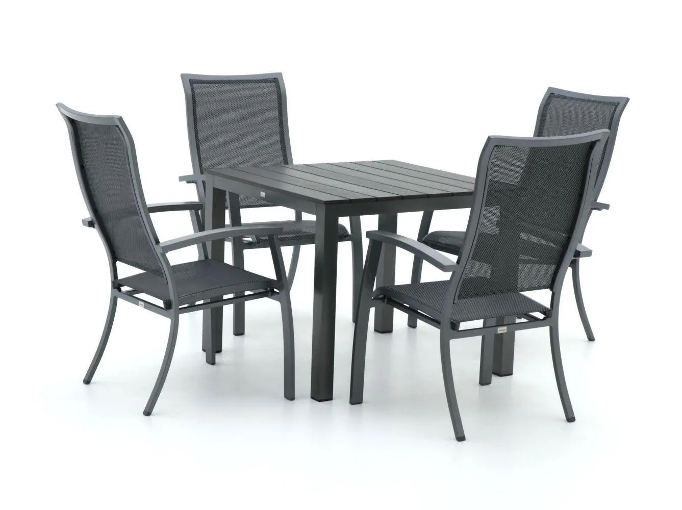 Bellagio Lugo/Fidenza 90cm dining tuinset 5-delig stapelbaar