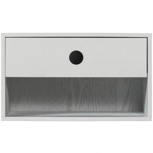 WOOOD hangend nachtkastje Nancy - MDF - Mist - 20x34x30