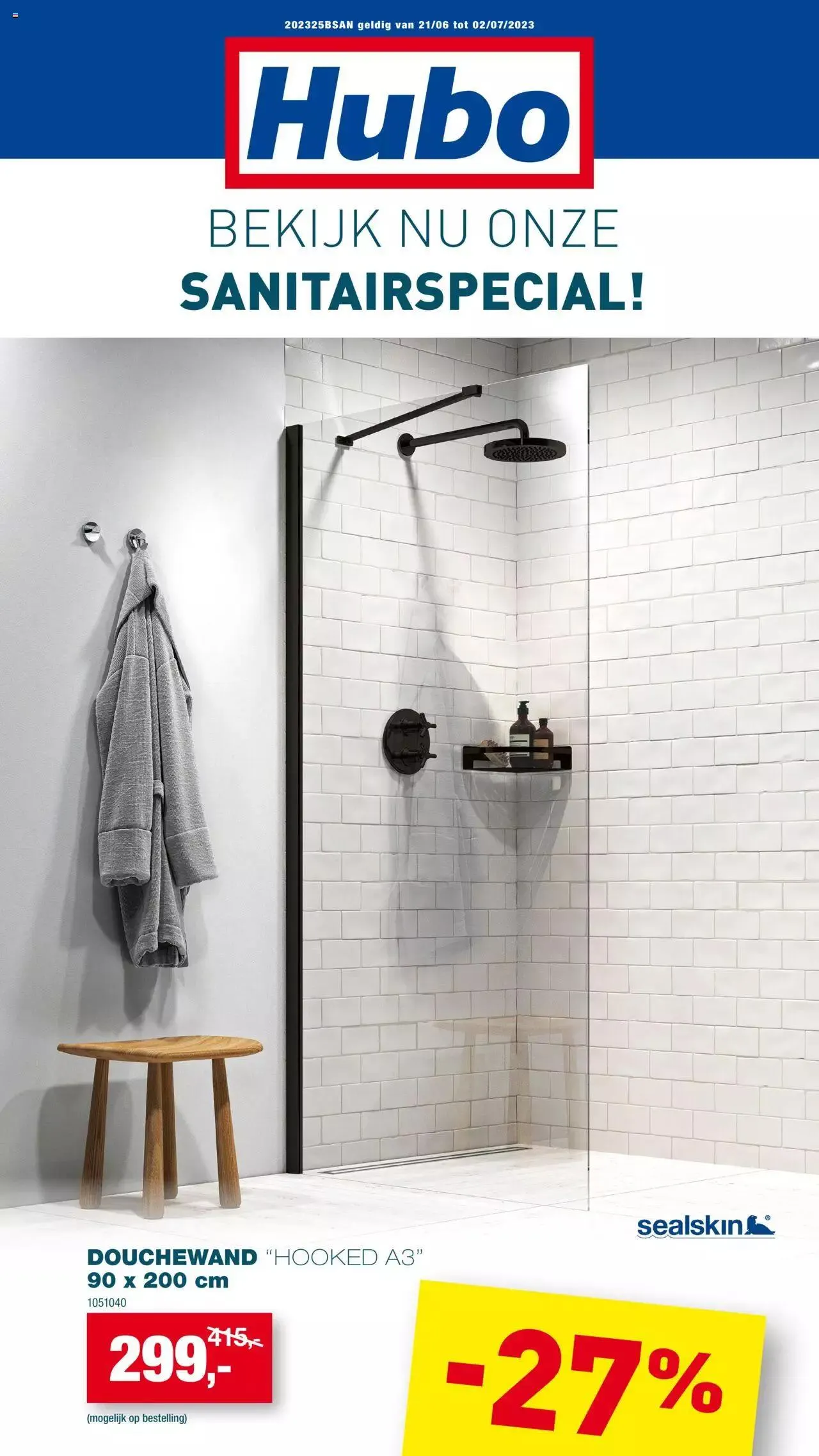 Hubo - Bekijk nu onze sanitairspecial van 2 juli tot 31 december 2023 - folder pagina 1