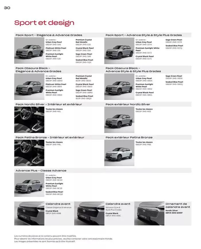 HR-V E:HEV Accessoires van 5 februari tot 5 februari 2026 - folder pagina 30