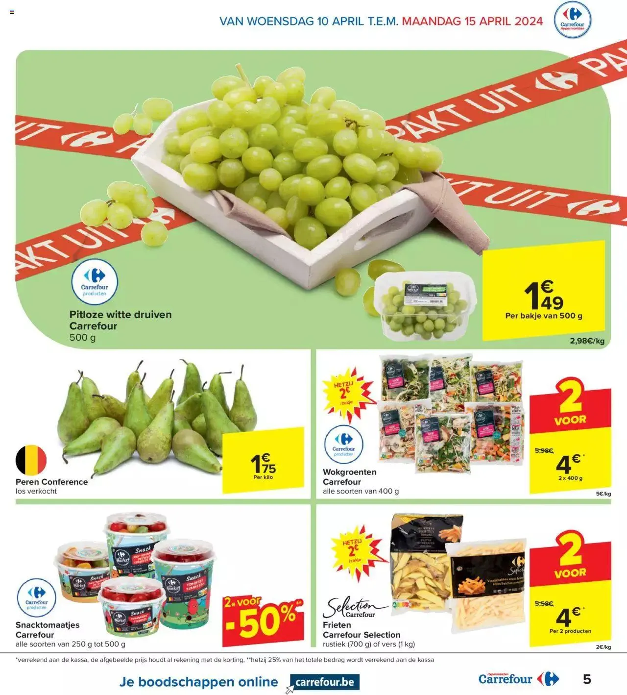 Carrefour folder week 15/16 van 22 april tot 31 december 2024 - folder pagina 5