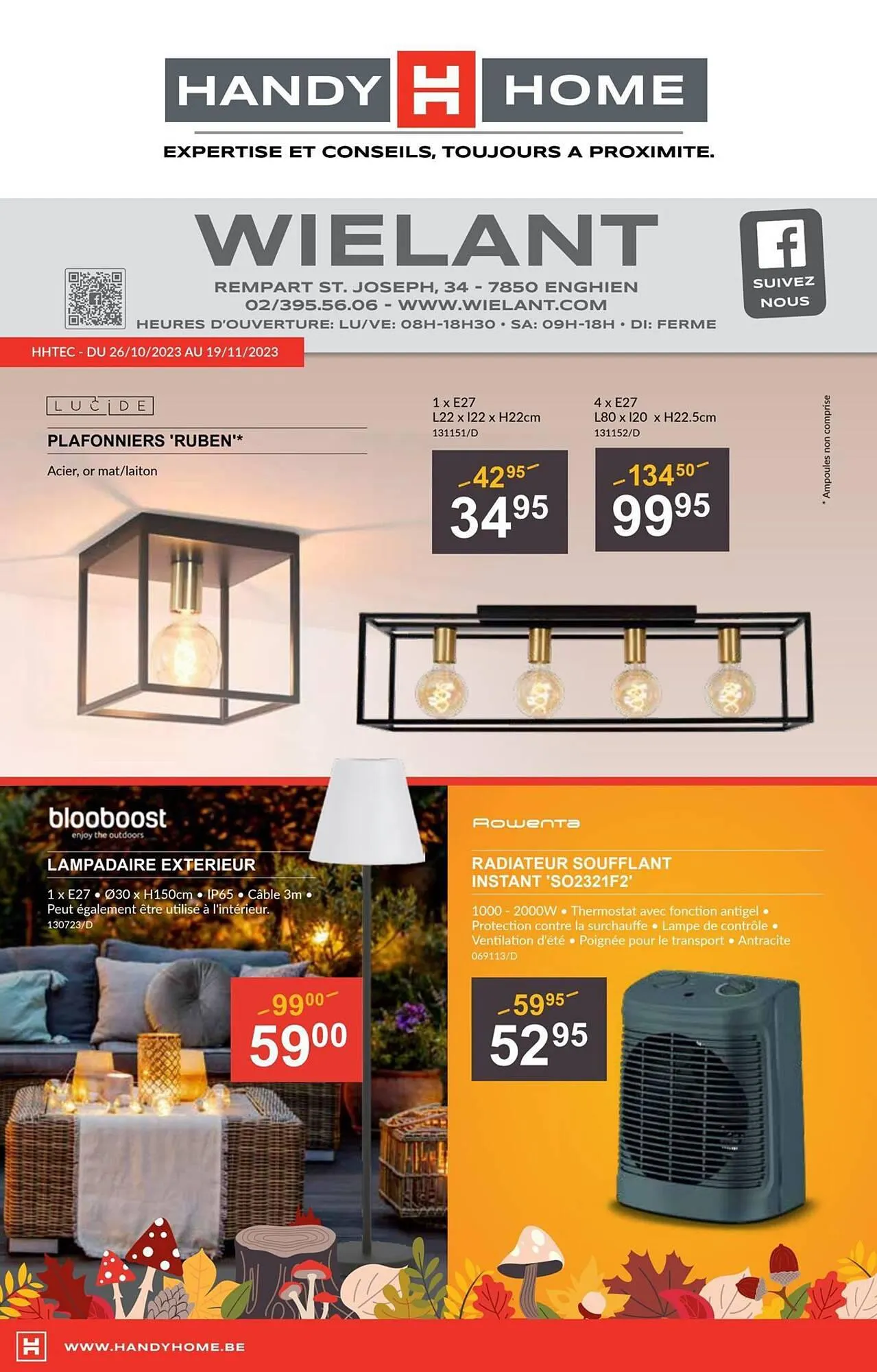 HandyHome folder van 27 oktober tot 19 november 2023 - folder pagina 1