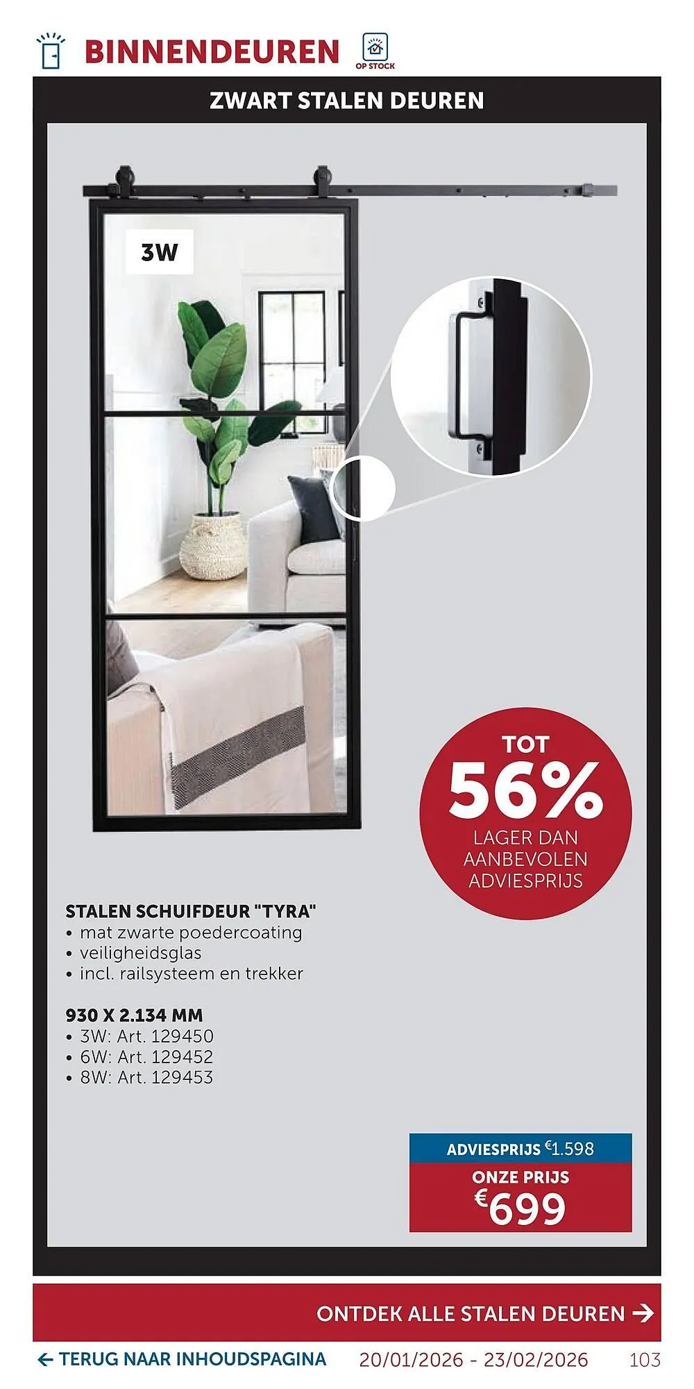 Zelfbouwmarkt folder van 20 januari tot 23 februari 2026 - folder pagina 103