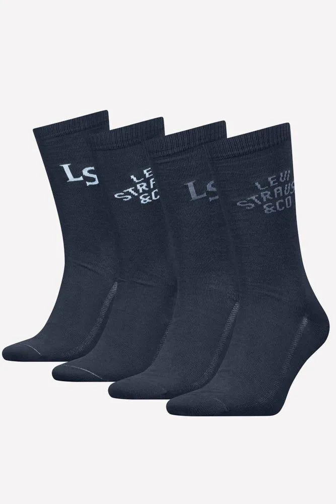 4-pack sokken met logo - Levi's
