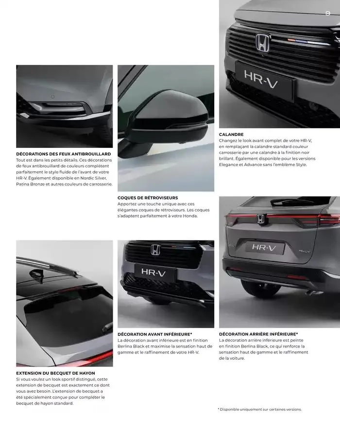HR-V E:HEV Accessoires van 5 februari tot 5 februari 2026 - folder pagina 9