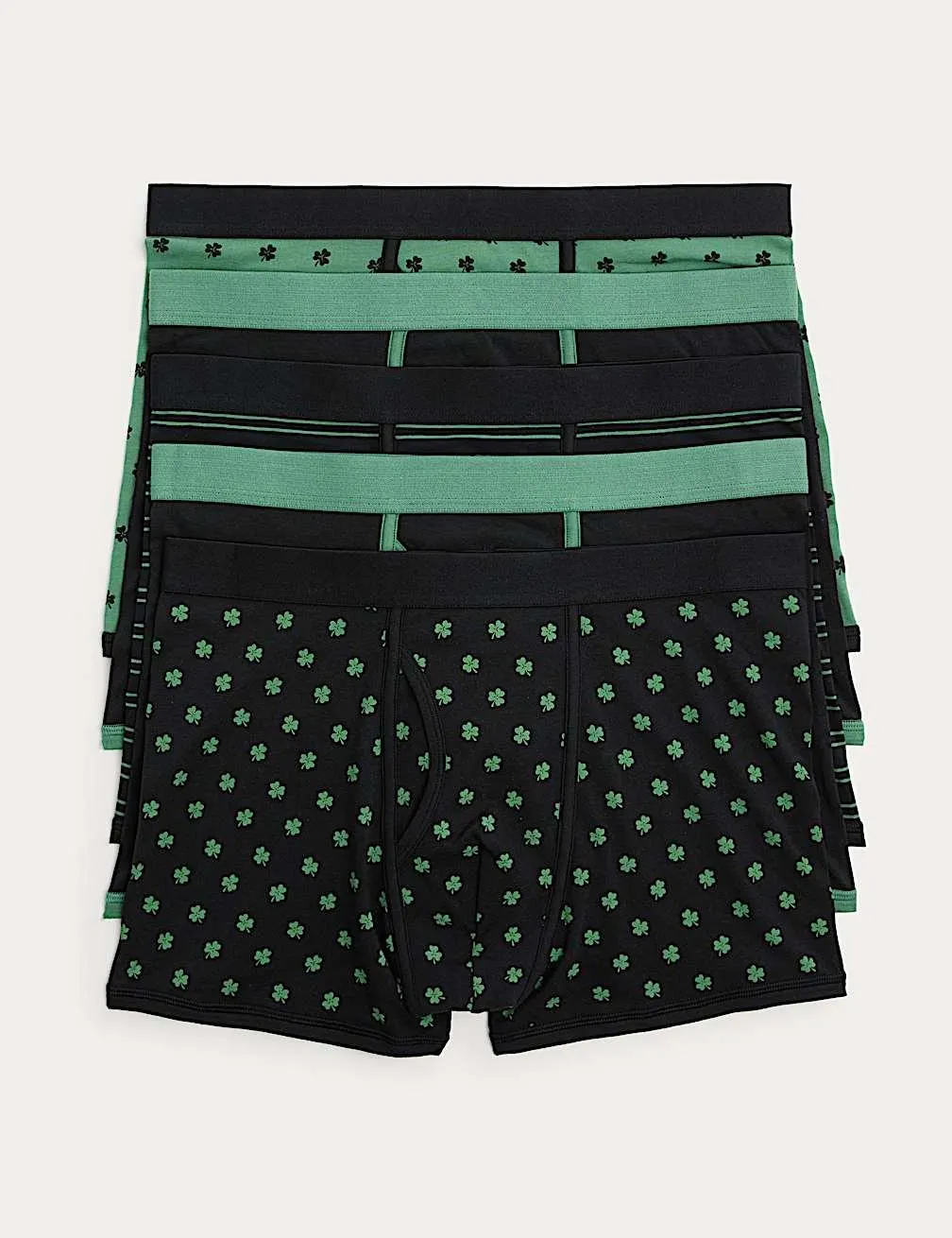 5 Pack Cotton Stretch Trunks