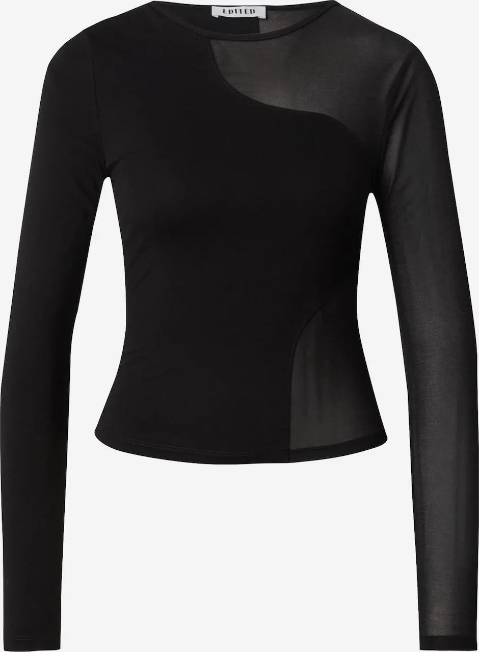 EDITED Shirt 'Isabelle' in Zwart