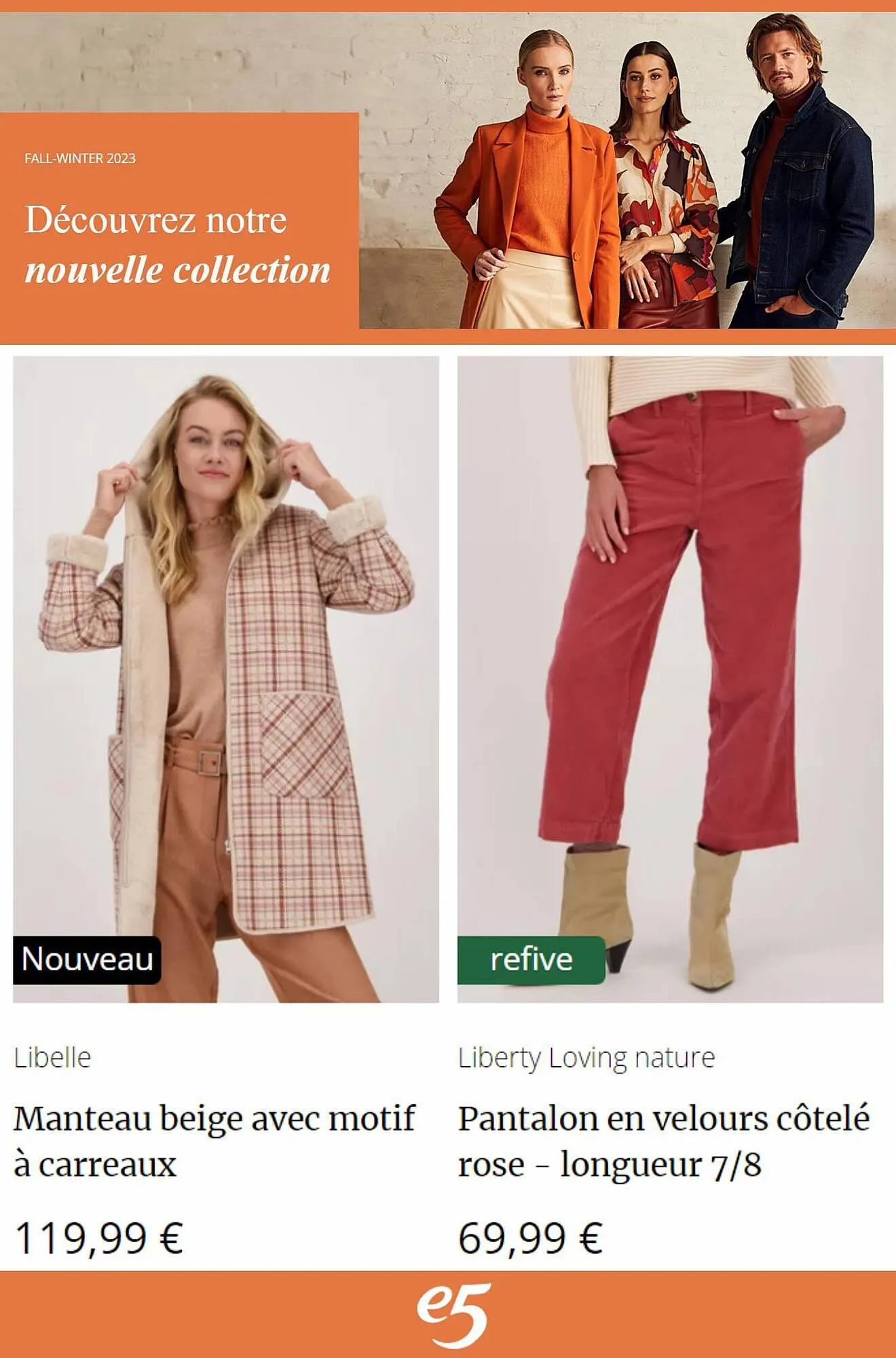 e5 Mode folder van 21 augustus tot 29 augustus 2023 - folder pagina 2