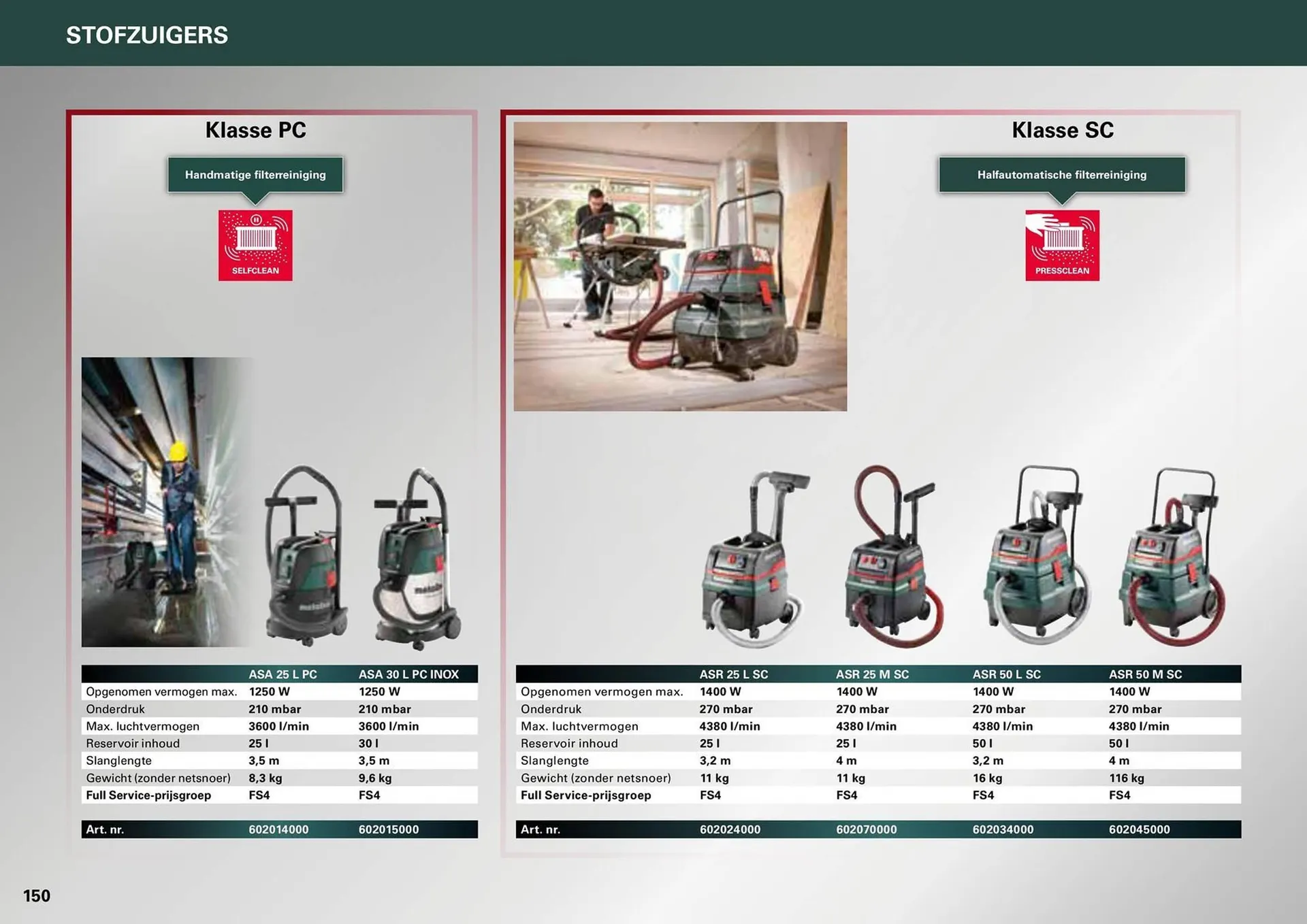 Metabo folder van 7 maart tot 31 december 2024 - folder pagina 150