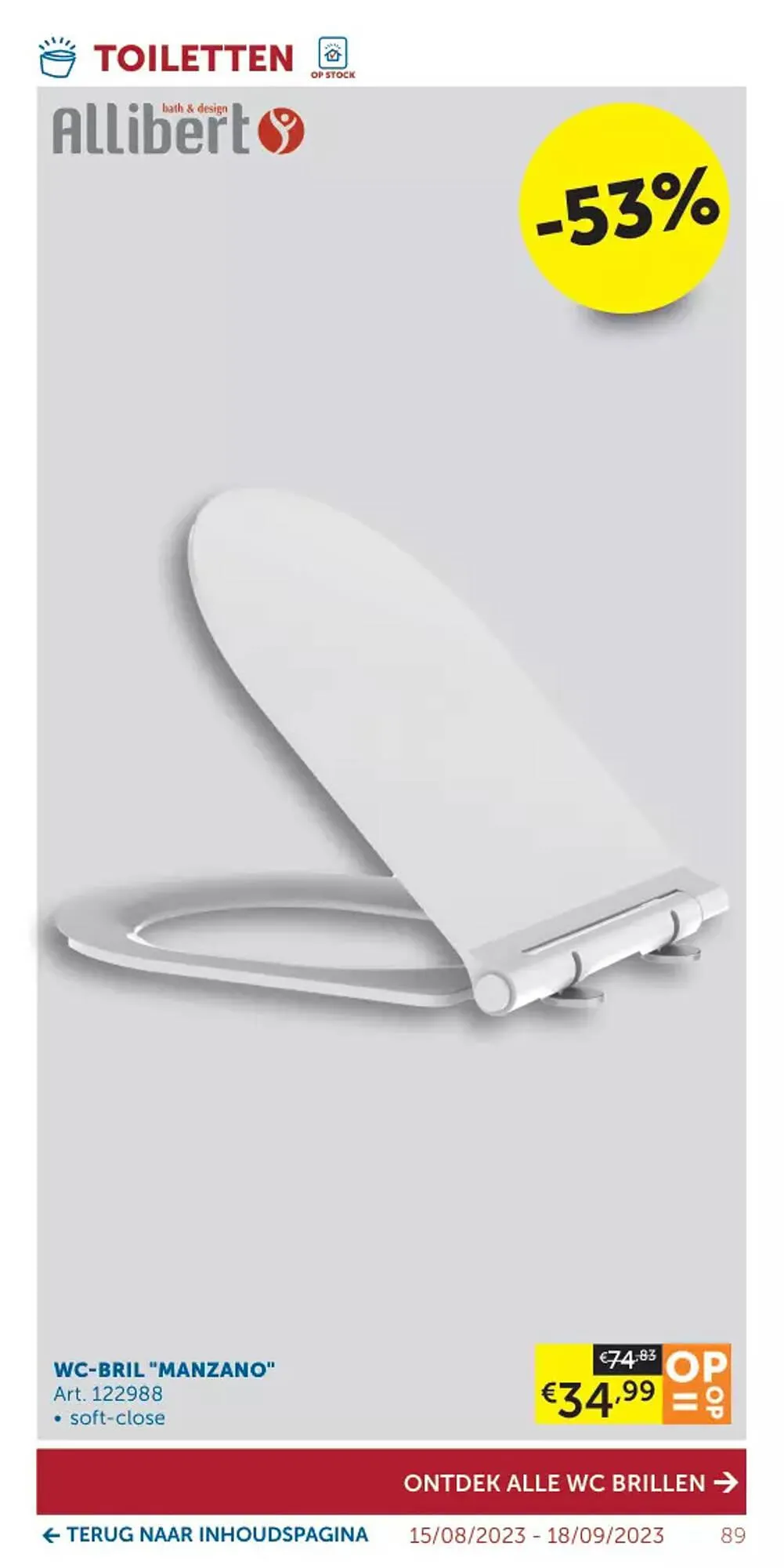 Zelfbouwmarkt folder van 15 augustus tot 18 september 2023 - folder pagina 89