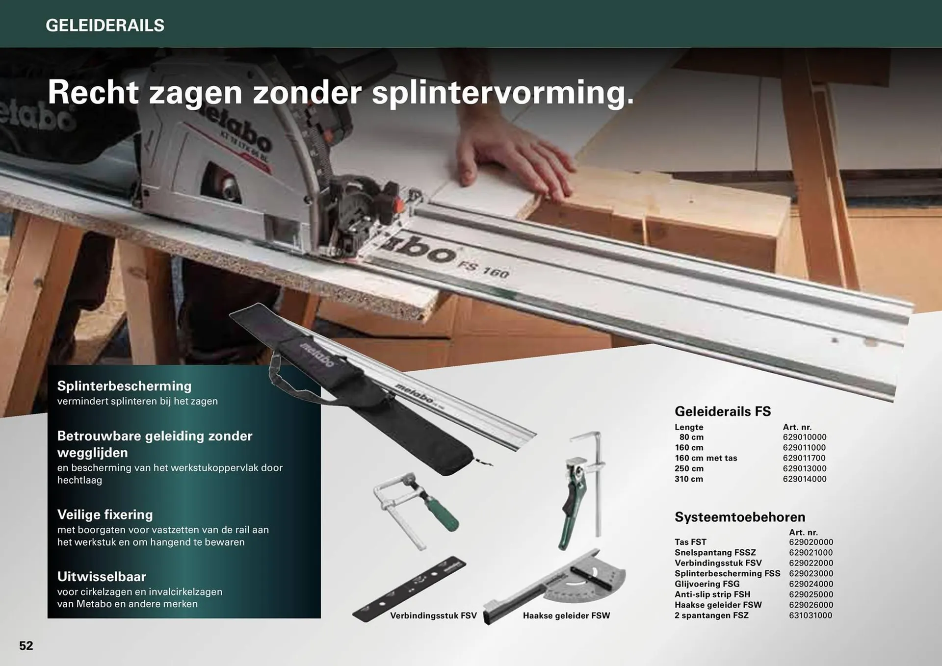 Metabo folder van 7 maart tot 31 december 2024 - folder pagina 52