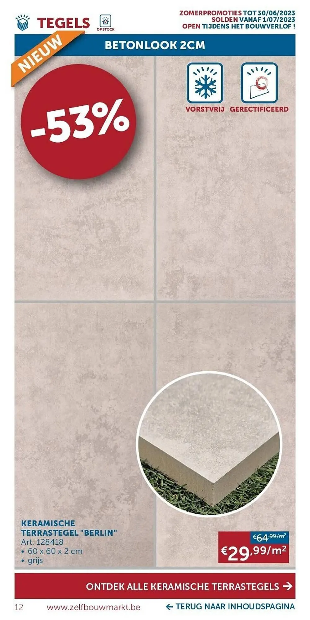 Zelfbouwmarkt folder van 20 juni tot 17 juli 2023 - folder pagina 12