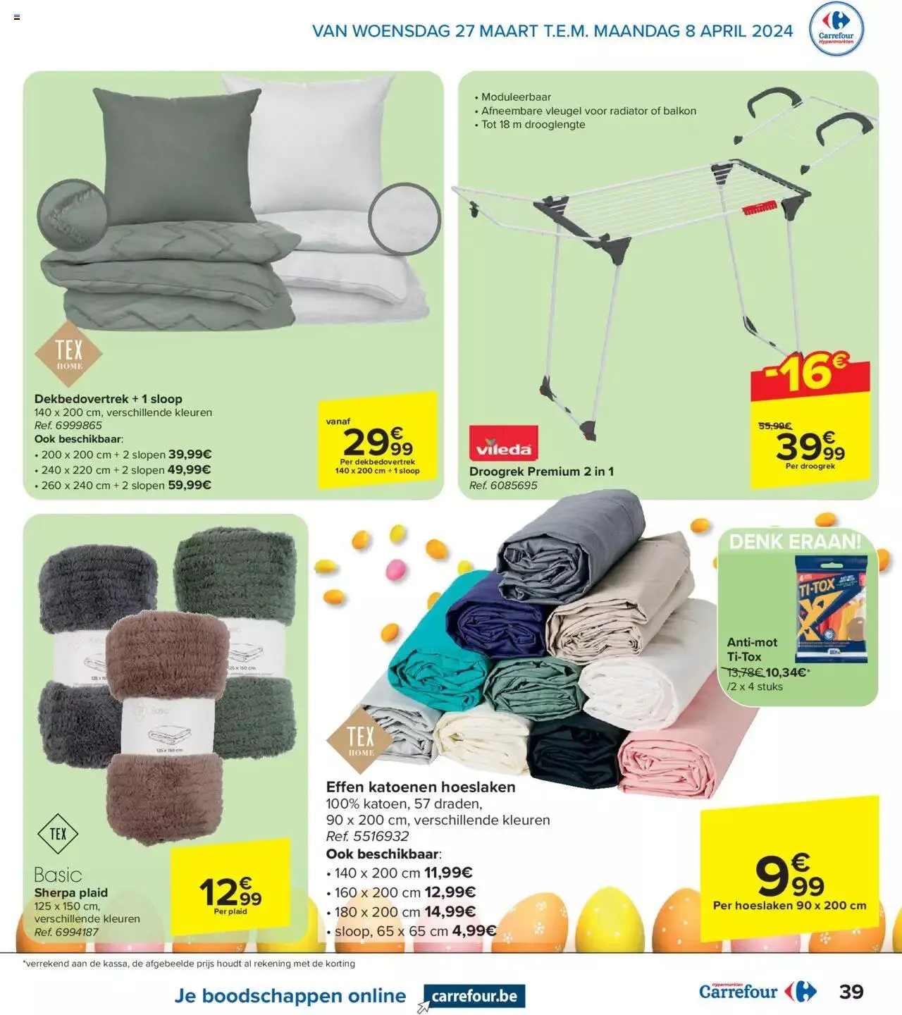 Carrefour folder week 13 van 8 april tot 30 maart 2024 - folder pagina 39