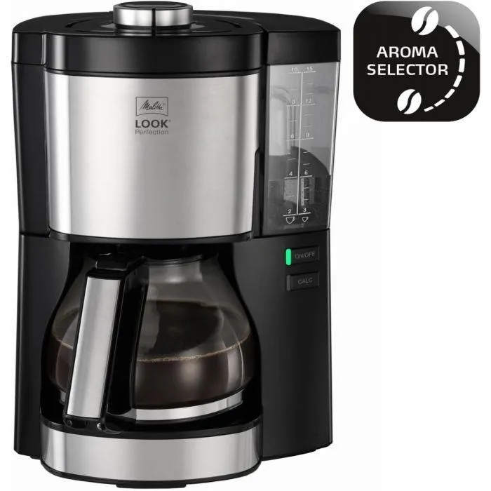 Melitta Look 1025-06 Perfection Koffiezetapparaat 1,25 L zwart AromaSelector