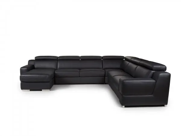 Hoekzetel ROBERT - Leder orion nero