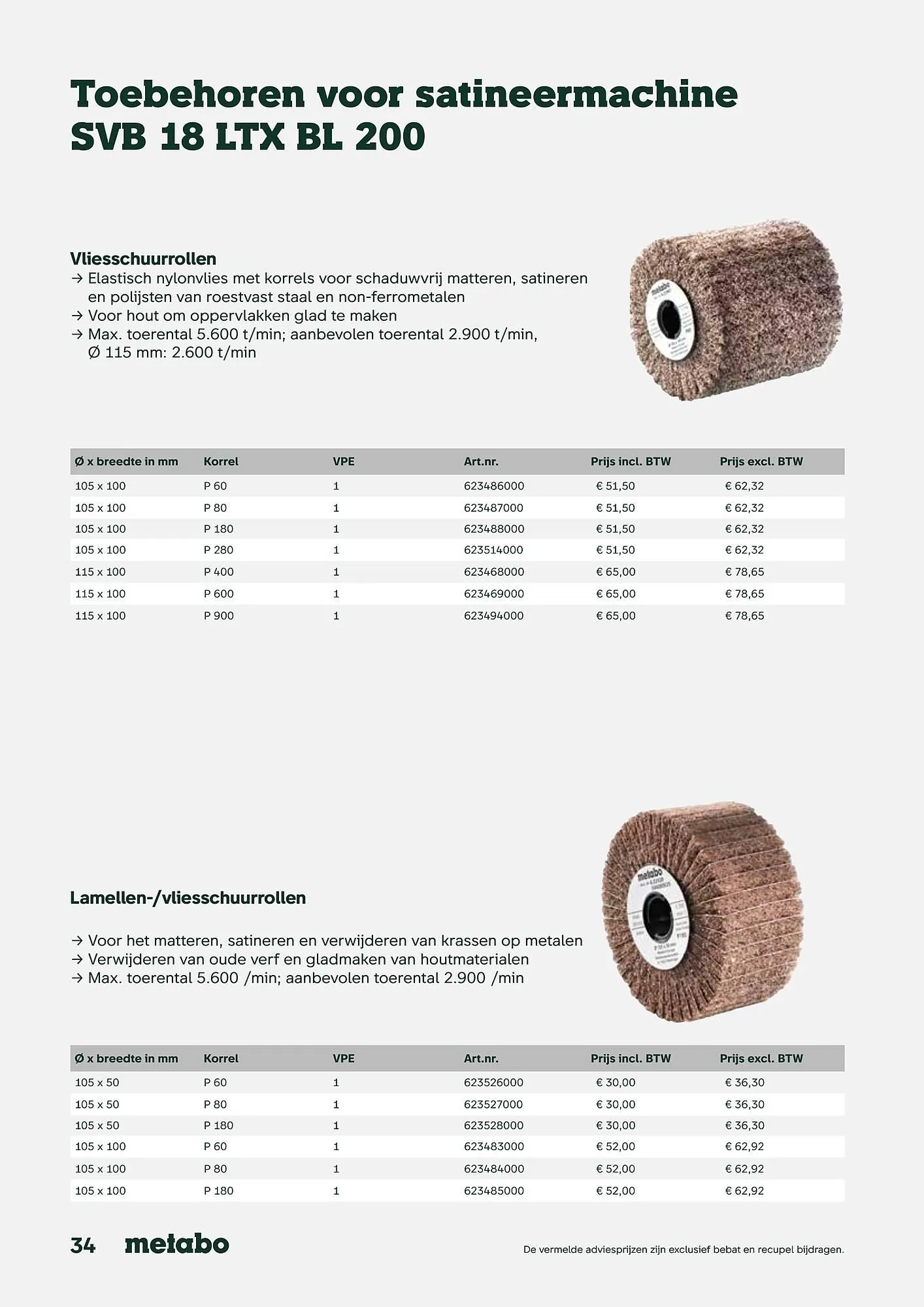 Metabo folder van 17 september tot 31 maart 2026 - folder pagina 34