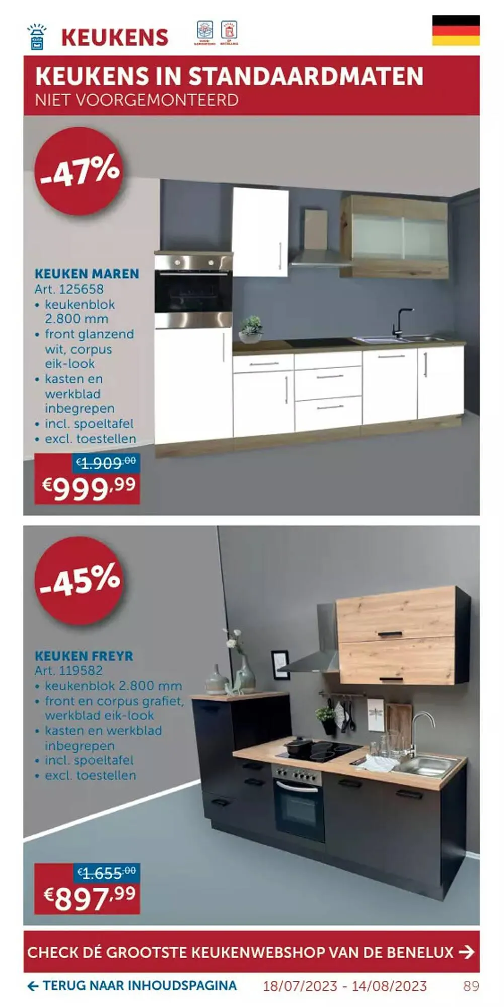 Zelfbouwmarkt folder van 18 juli tot 14 augustus 2023 - folder pagina 89