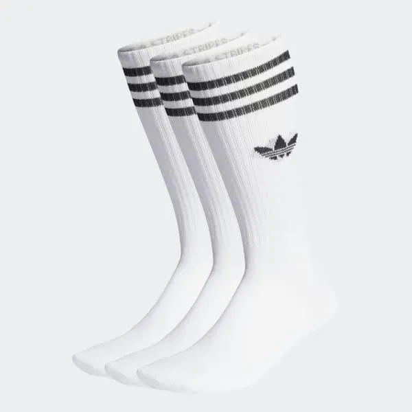 Solid Crew Socks 3 Pairs