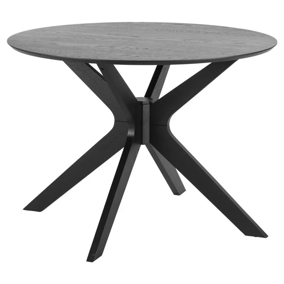 Eetkamertafel Novel - zwart - 75xØ105 cm
