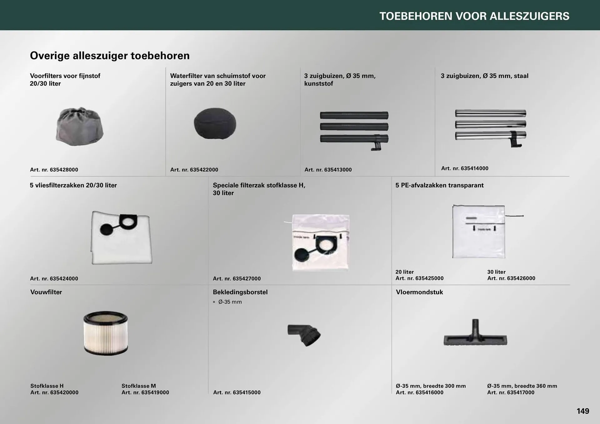 Metabo folder van 7 maart tot 31 december 2024 - folder pagina 149