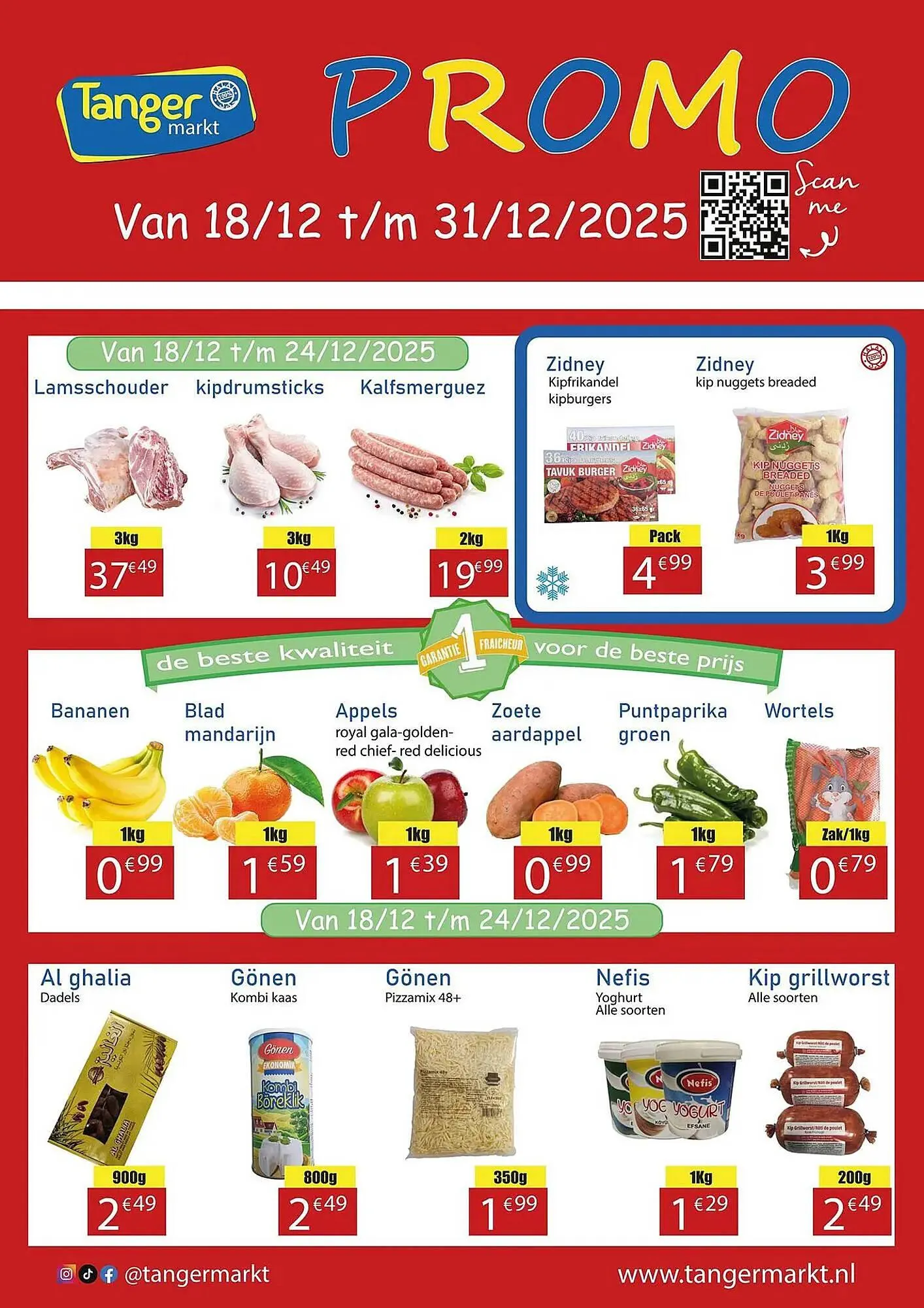 Tanger Markt folder van 18 december tot 31 december 2025 - folder pagina 1