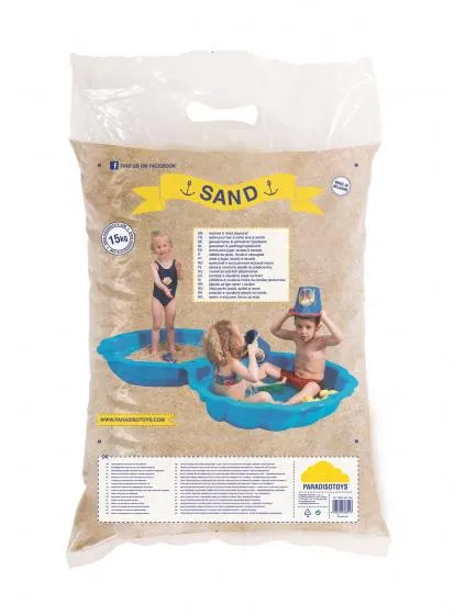 Paradiso Toys gewassen speelzand - zandbakzand - 15 kg