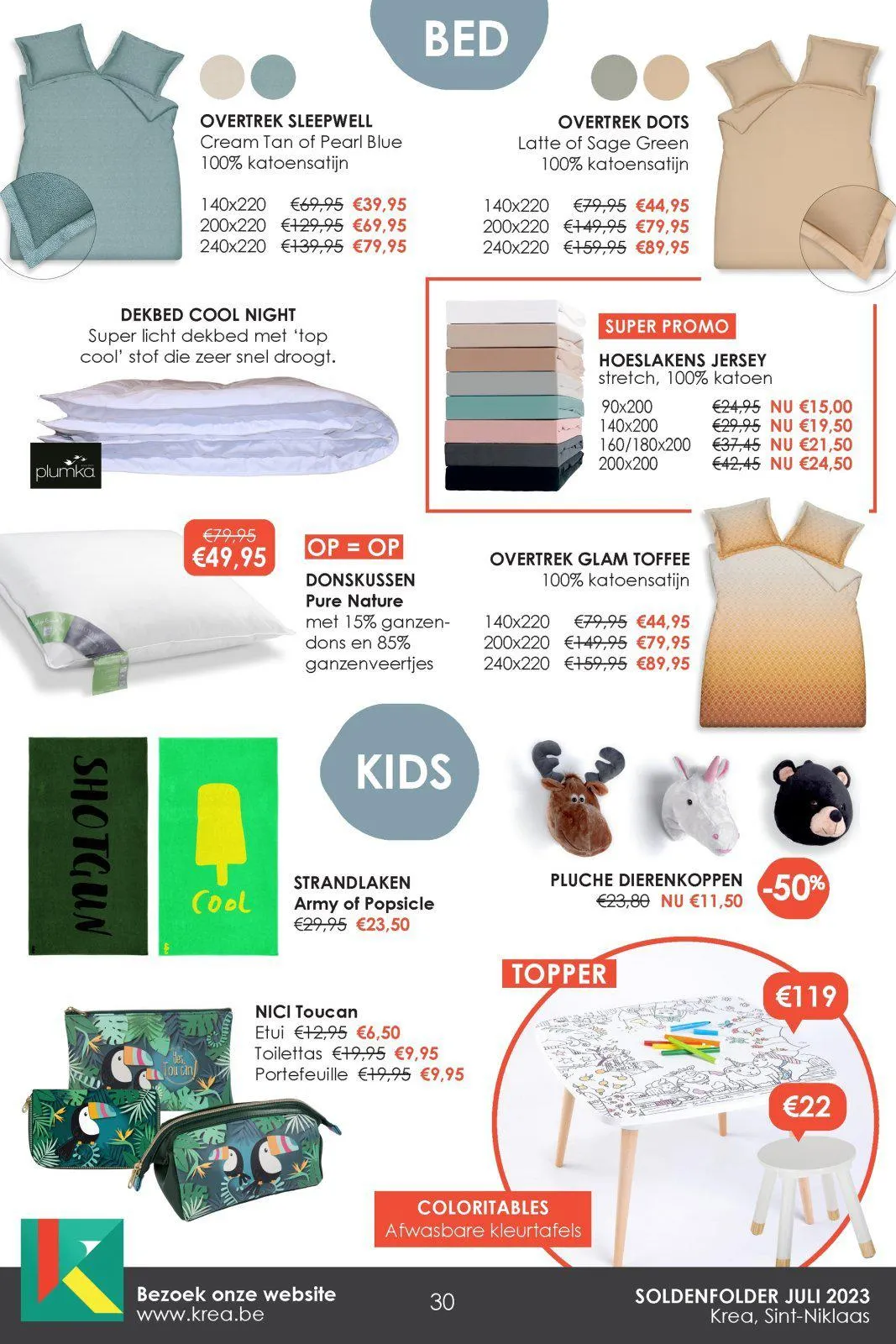 Krea folder tot 31.07.2023 van 30 juni tot 31 juli 2023 - folder pagina 30