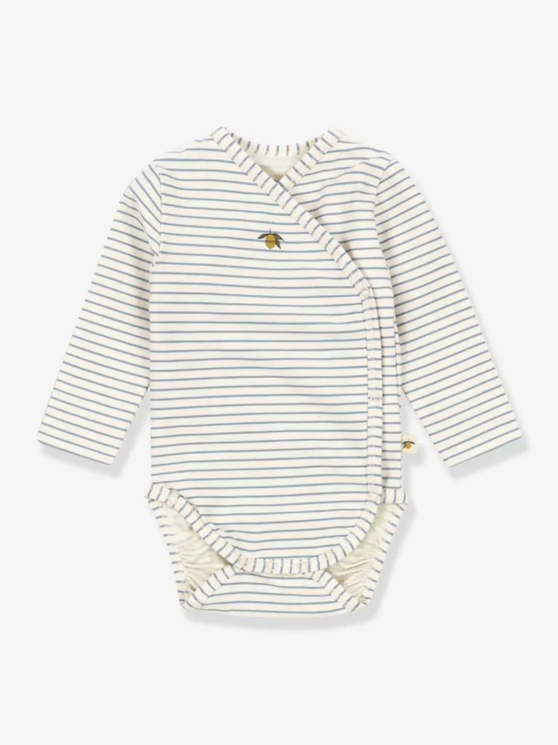 Body manches longues bébé - bleu