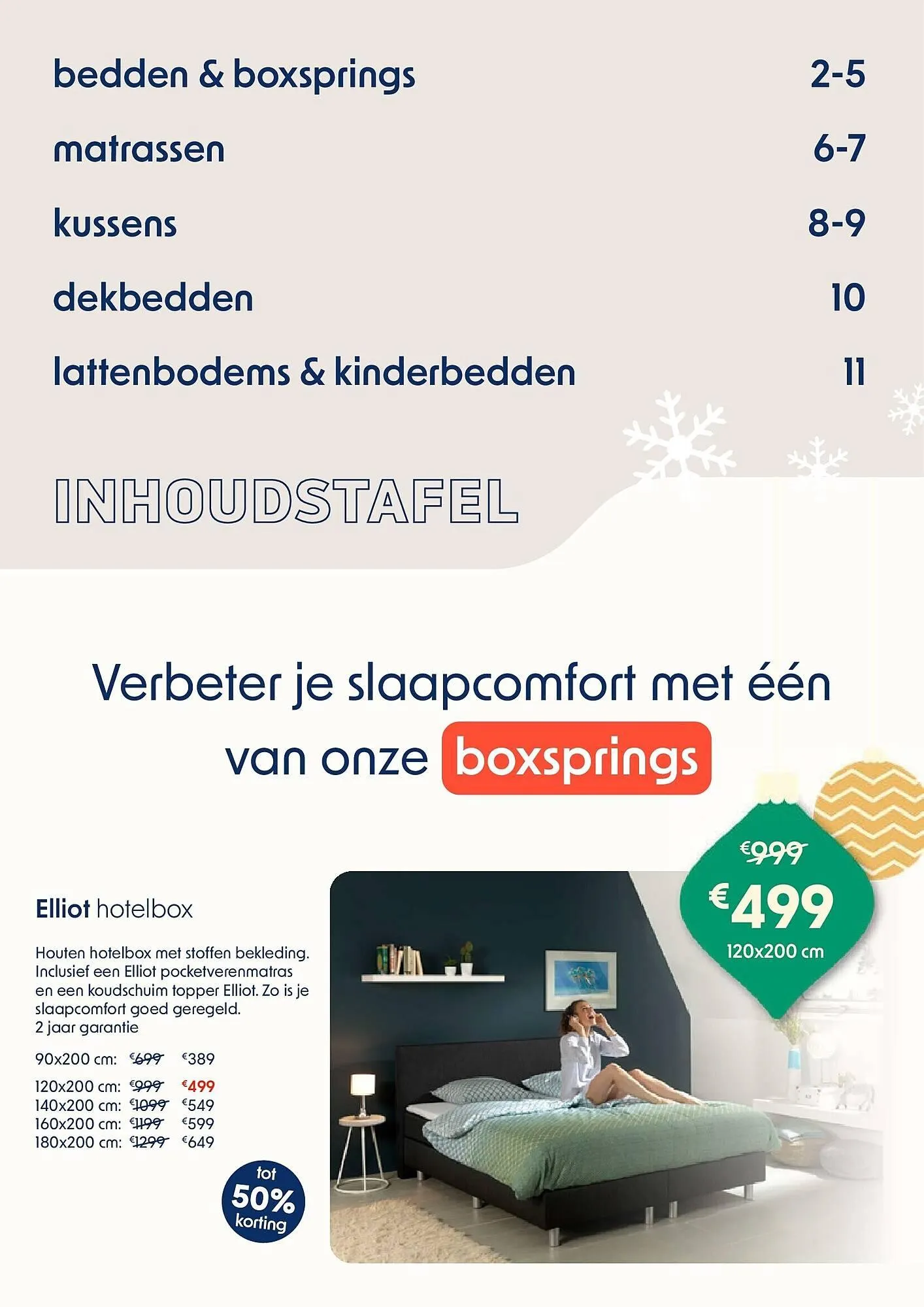 Sleepworld folder van 1 december tot 2 januari 2026 - folder pagina 2