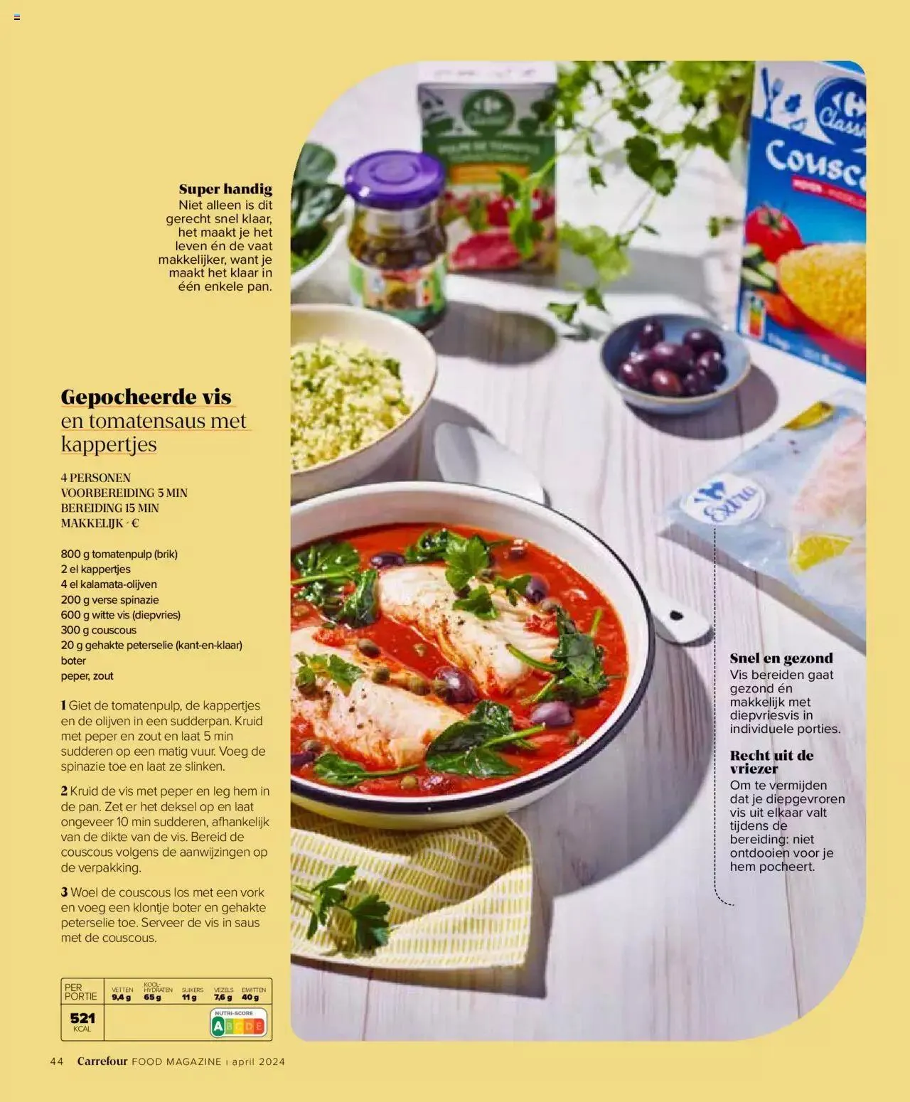 Carrefour Food Magazine van 1 mei tot 31 december 2024 - folder pagina 44