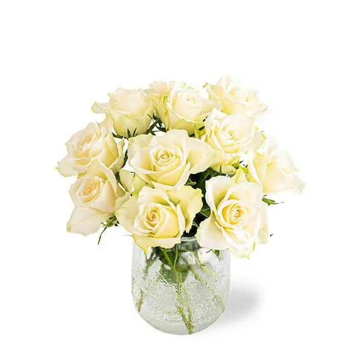 Brievenbus Rozen Wit