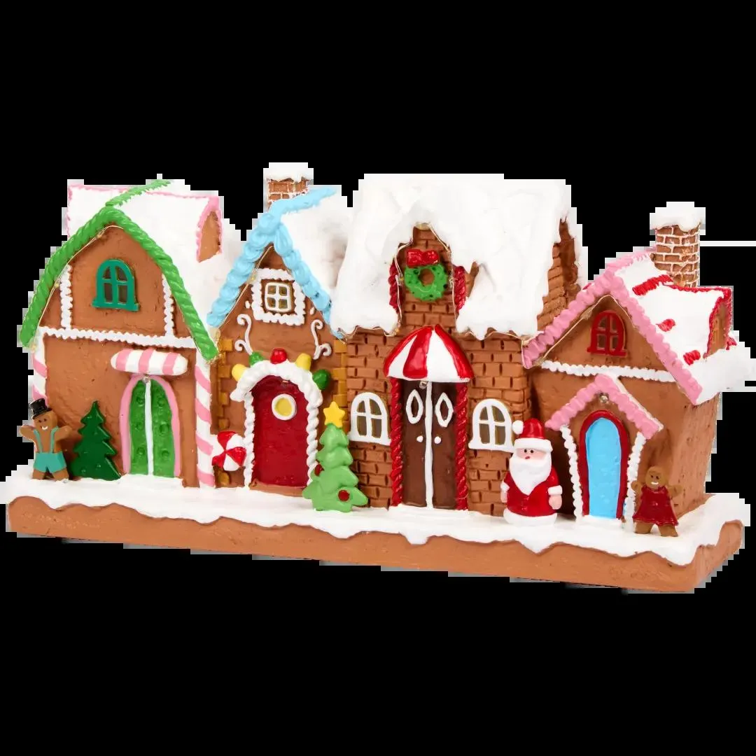 Decoratieve huisjes met geluid en ledlicht