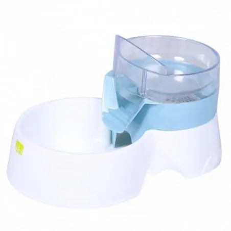 Ebi Pet Feeder 2In1 28X19X17Cm Bleu