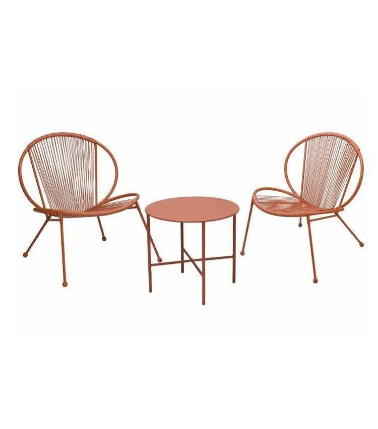 Tuinmeubelset 3-delig terracotta Bonaire