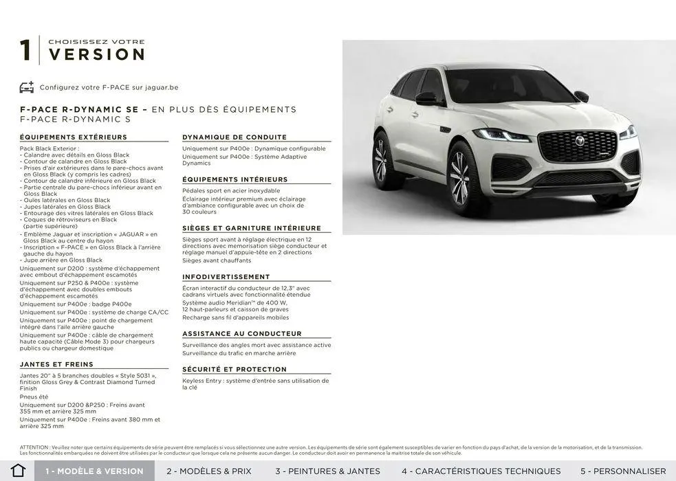 F-PACE van 5 oktober tot 5 oktober 2024 - folder pagina 6