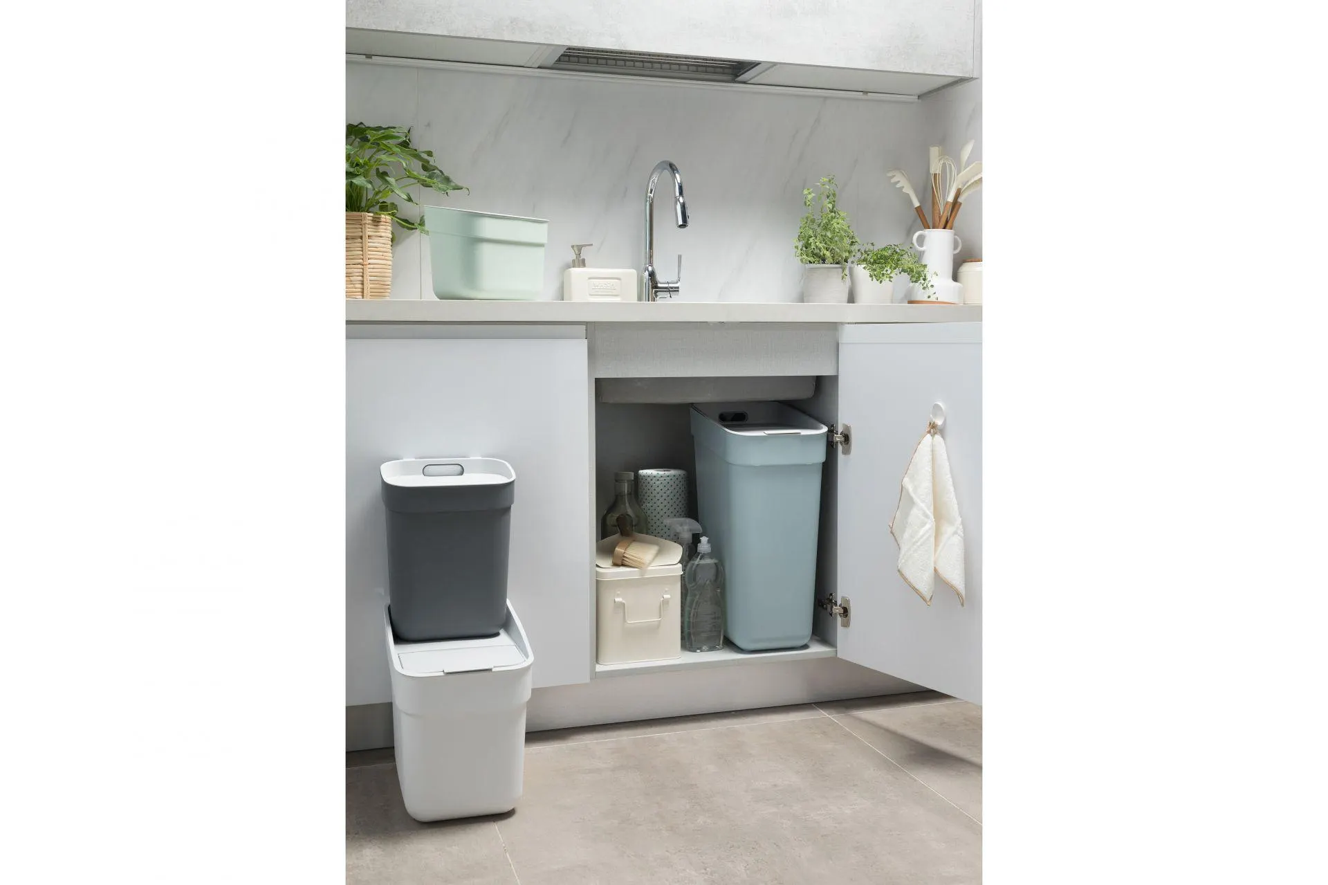 Afvalemmer READY TO COLLECT 30l Mint