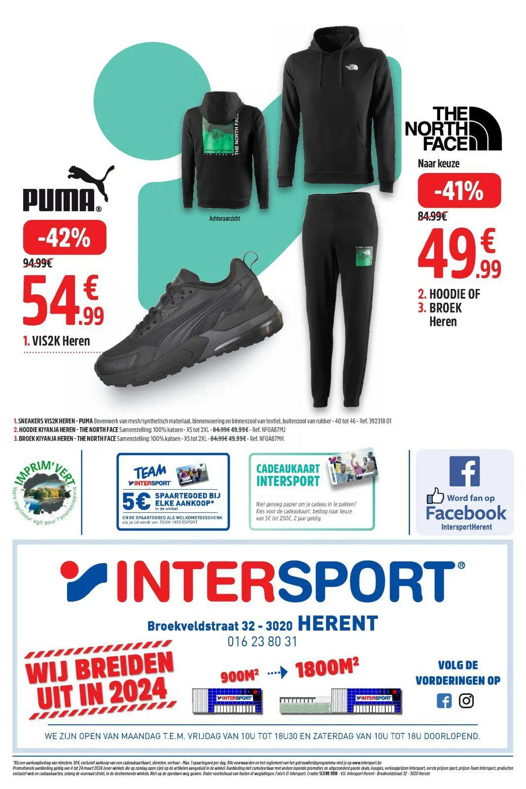 Intersport folder tot 24.03.2024 van 20 maart tot 24 maart 2024 - folder pagina 16