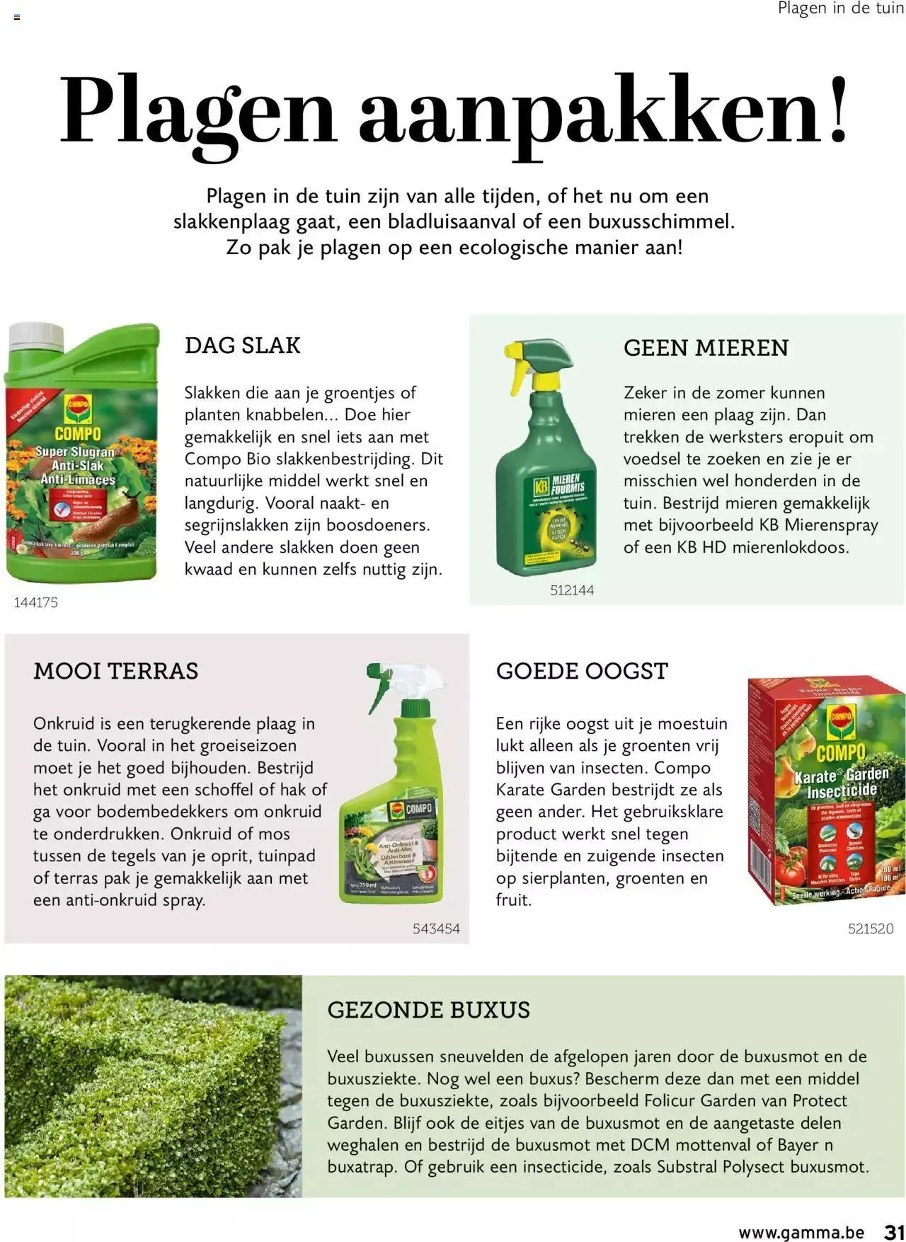 GAMMA tuinmagazine 2022 van 22 maart tot 31 december 2023 - folder pagina 31