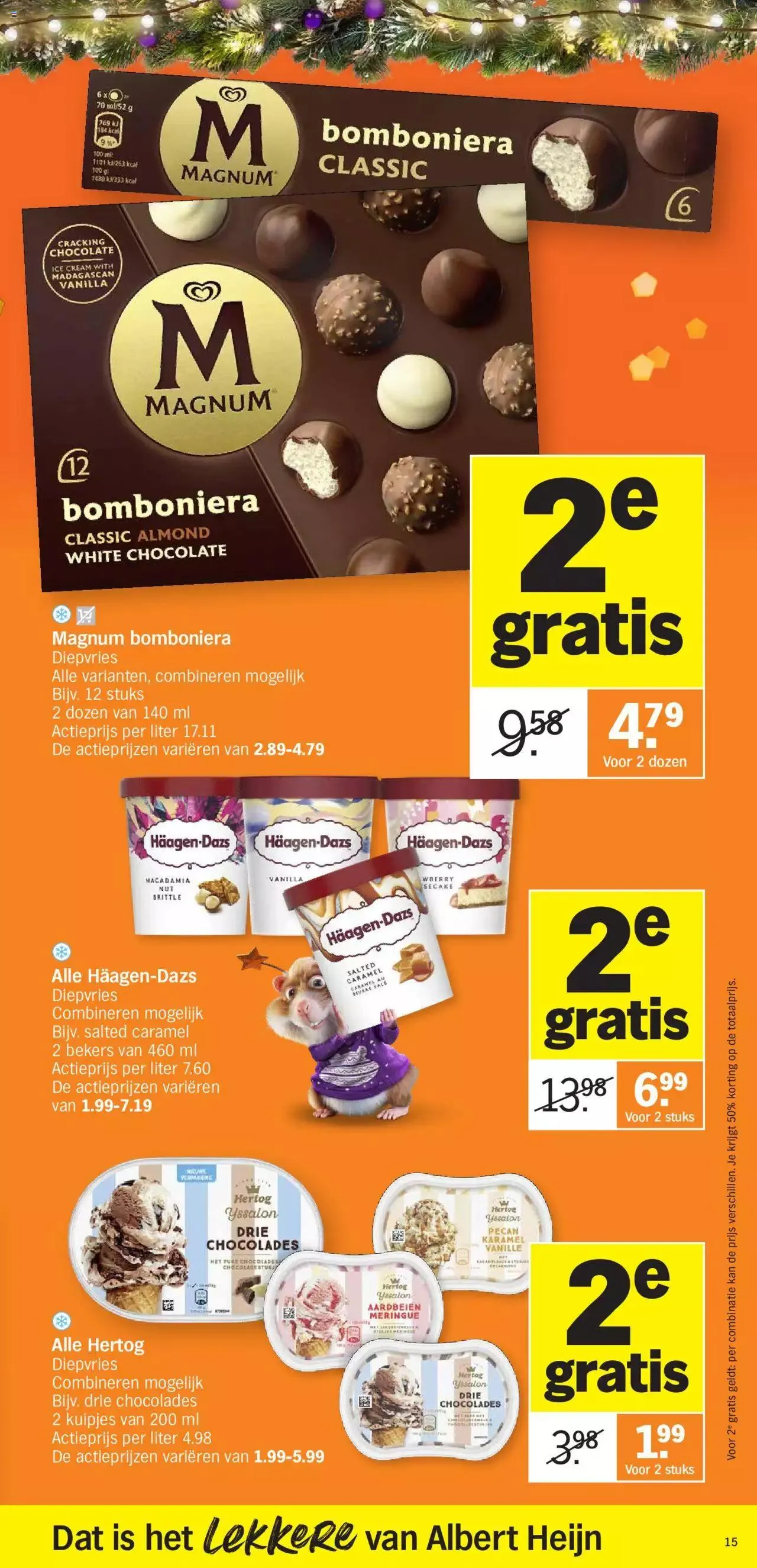 Albert Heijn folder week / de la semaine 50 van 17 december tot 31 december 2023 - folder pagina 15