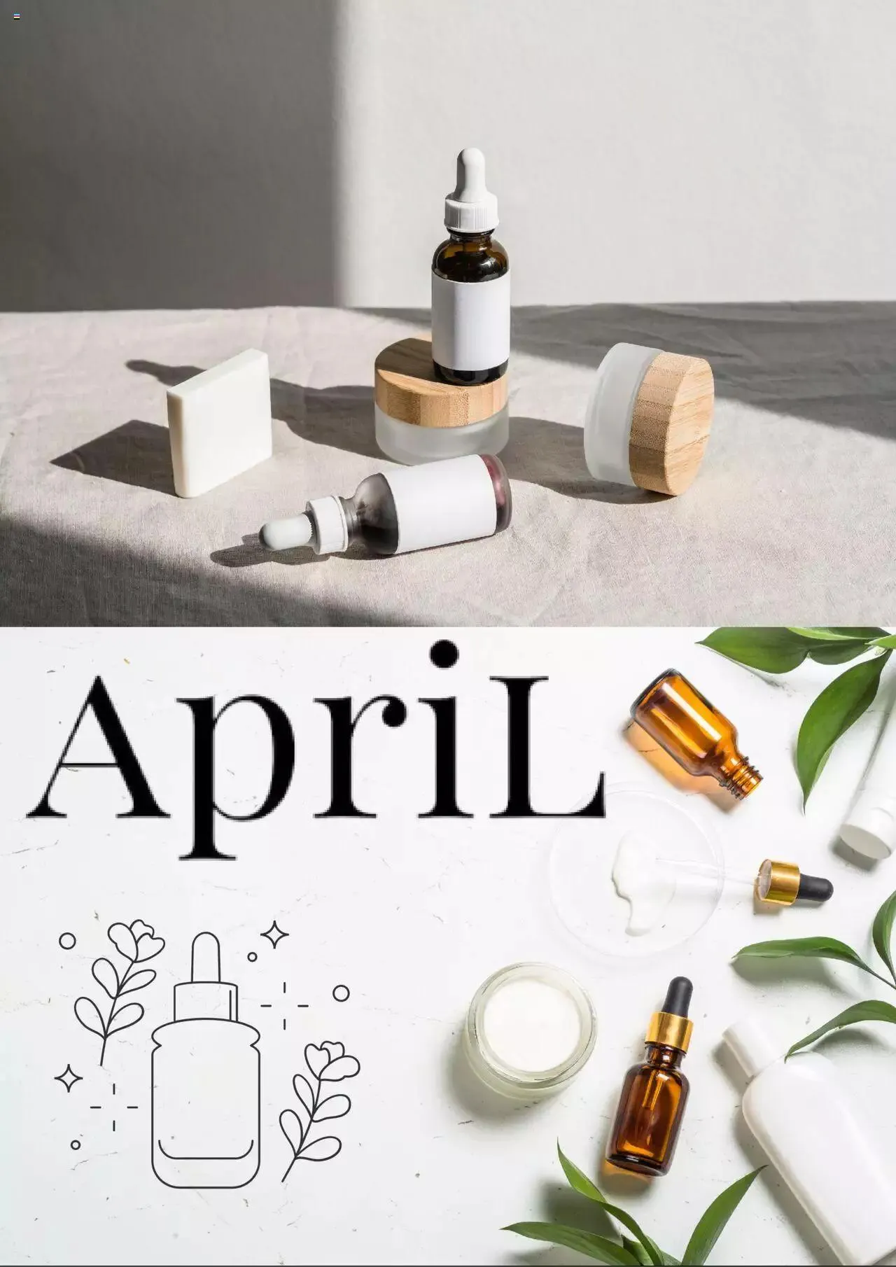 April Beauty folder / publicité - 0