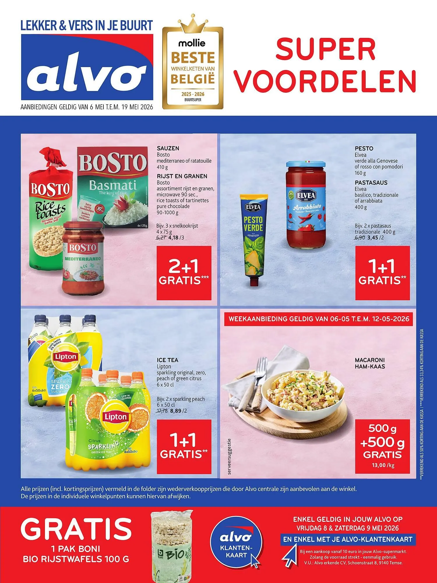 Alvo folder van 6 mei tot 19 mei 2026 - folder pagina 1